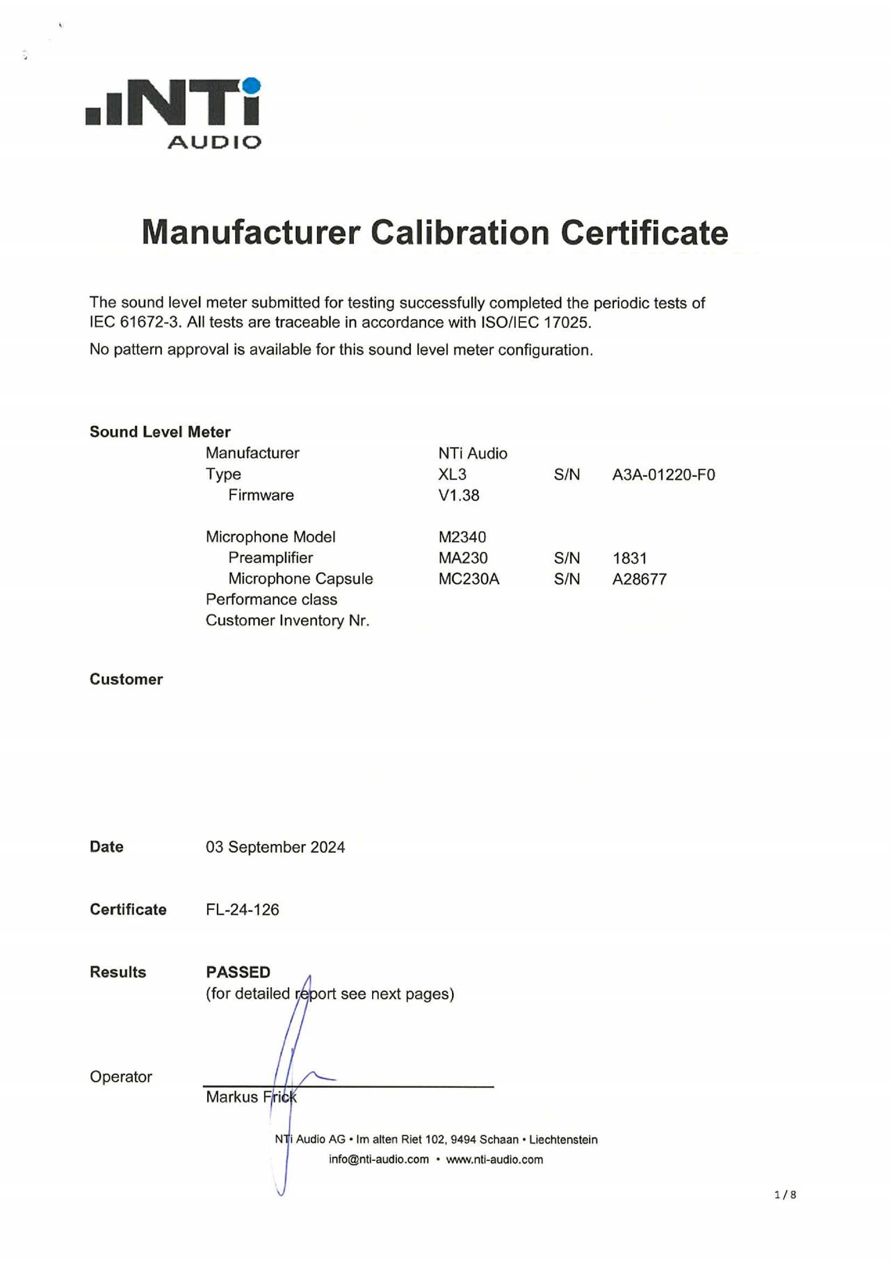 A close-up of a calibration certificate

AI-generated content may be incorrect.
